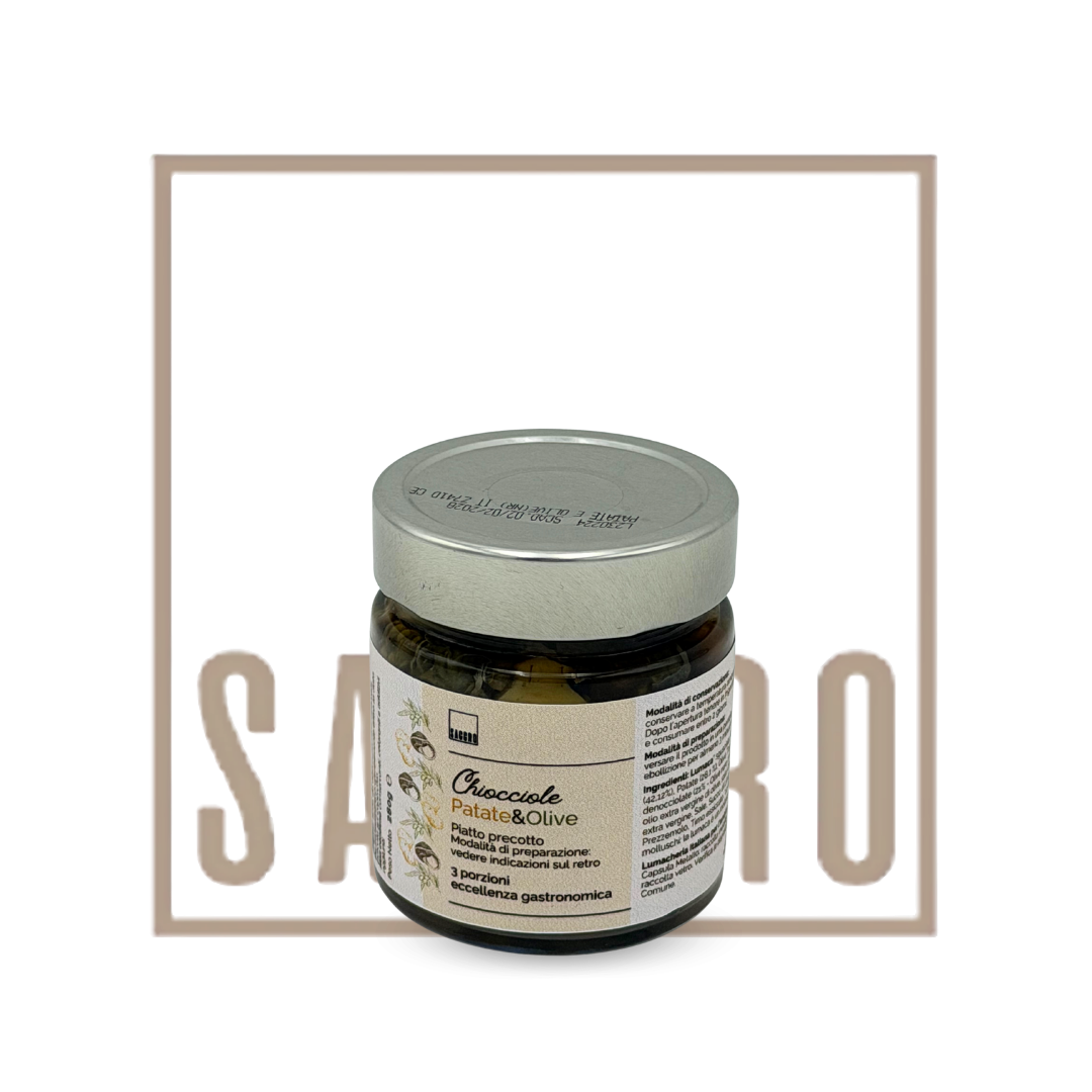 CHIOCCIOLE PATATE E OLIVE